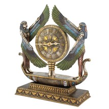 Ancient Egyptian Winged Goddess Isis Clock 16&quot; - £156.60 GBP