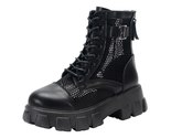Plus Size 43 Summer Mesh Breathable Boots 6cm Platform Boots Women Buckl... - $48.49