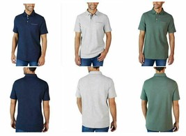 Tahari Men&#39;s Fine Cotton Interlock Short Sleeve Polo Shirt - £13.61 GBP