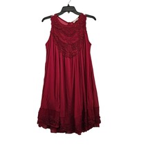 Altar&#39;d State Charlotte Dark Pink Lace Dress Womens Medium - £15.60 GBP