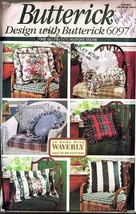 Decorator Pillows Vintage 1992 Butterick Pattern 6097 Uncut - $12.00