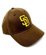 San Diego Baseball Team Hat Adjustable Classic MVP Padres Cap Brown - £22.34 GBP