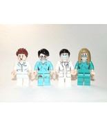 Doctor Nurse Hospital Set Of 4 A Minifigure Gift - €17,20 EUR