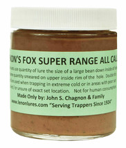 Lenon&#39;s Red Fox and Grey Fox Super Range All Call Fox Lure 4 oz. Bottle - £20.04 GBP