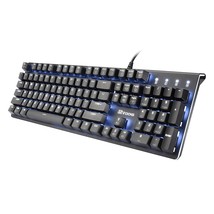 i-rocks K75M Illuminated Mechanical Keyboard, 104 Keys, with Cherry MX Switches, - £112.63 GBP