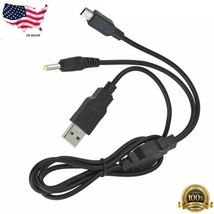 2IN1 USB DC Power Charger Data Transfer Cable for Sony Playstation PSP 1000 2000 - £14.26 GBP