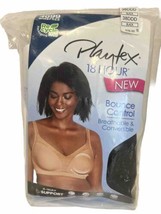 Playtex 4699 18 Hour Bounce Control Wirefree Bra Black Size 38DDD NEW in package - £11.27 GBP