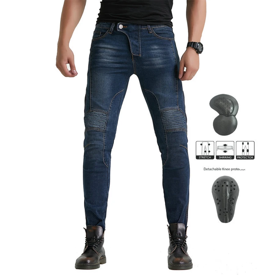 VOLERO 2022 Men Motorcycle Pants Motocross Jeans Protect Gear Riding Tou... - $97.37+