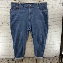 Ava Viv Blue Jeans Womens Plus Sz 22W Medium Wash - $19.79