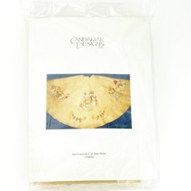 Candamar Designs Cross Stitch Christmas Tree Skirt Kit Snowman &amp; Cat 50884 - $68.31