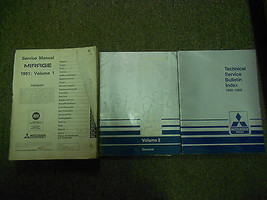 1991 Mitsubishi Mirage Servizio Riparazione Negozio Manuale Factory OEM Libro 91 - £38.48 GBP