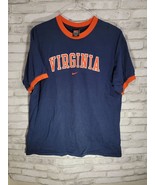Virginia Tech T Shirt Sz Large Burgandy Nike VT NCAA  Hookies Swoop Ribb... - $250.08 MXN