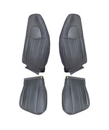Driver &amp; Passenger Side Leather Seat Cover Dark Gray For Chevy Express 0... - £172.27 GBP