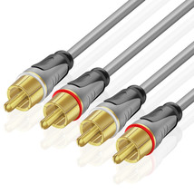 35FT 2RCA to 2RCA Stereo Audio Cable Composite RCA Male Connector Plug W... - $29.21