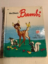 Walt Disney&#39;s Bambi, A Little Golden Book #D90 (1973) - £3.92 GBP
