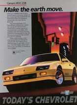1985 Chevy Camaro IROC-Z ad (Make the earth move) POSTER | 24x36 in | Z-cars - £16.16 GBP