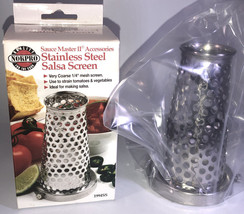 Norpro 1994SS Salsa Screen Stainless Steel-Sauce Master II Acces.-NEW-SHIP N 24H - £47.38 GBP