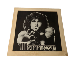 Jim Morrison Doors Vintage 80s 90s Silkscreen Hand Poet Rock Poster Black Matted - £144.99 GBP