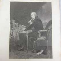Francis Hopkinson US Constitution Signer Steel Engraving Print Antique 1862 - £27.52 GBP