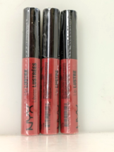 Pack of 3 NYX Lip Lustre Lip Gloss Tint .27 oz in LLGT09 Ruby Couture/Mo... - $21.29