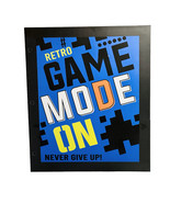 Retro Game Mode On On Black 2-Pocket Paper Folder 12x10” Top Flight - $166.61 MXN