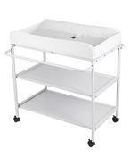 Baby Diaper Changing Table Changing Station Baby Care Diaper Table Moveable - £52.33 GBP