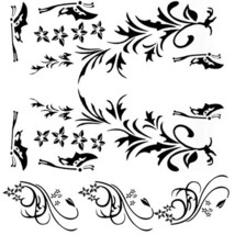 Car Body Stickers For Cars  Flower Vine fly Shape Whole Decals Vinyl Sticker Car - £99.11 GBP