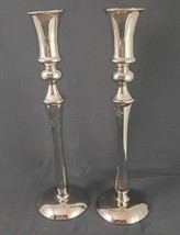 Shannon Crystal Designs Of Ireland 11.75&quot; Tall Candlesticks THIS IS NOT METAL - £67.25 GBP