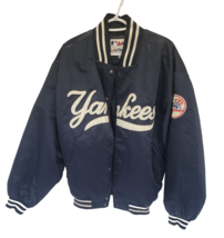 Vintage Majestic Mlb New York Yankees Bomber Jacket Xl - $148.49