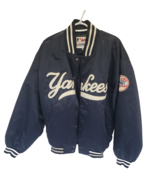 VINTAGE Majestic MLB New York Yankees Bomber Jacket XL - £118.54 GBP