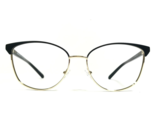 Michael Kors Eyeglasses Frames MK 3053 1014 Black Gold Cat Eye 54-16-140 - £58.98 GBP