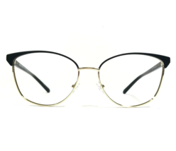 Michael Kors Eyeglasses Frames MK 3053 1014 Black Gold Cat Eye 54-16-140 - £58.34 GBP