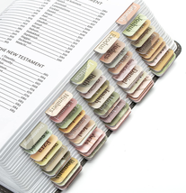 Bible Tabs, 75 Tabs, Laminated Bible Tabs for Women and Men, Bible Tabs... - $10.67