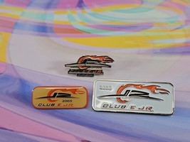 Lot of 3 Dale Earnhardt Jr. &quot;Club E Jr.&quot; Pins, 2004-2006 - $14.99