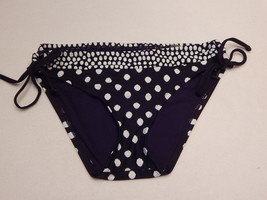 NEW a.n.a Bikini Swimsuit Bottom Black White Polka Dot Size: S NWT Retai... - $13.99