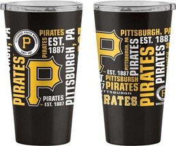 Pittsburgh Pirates MLB 16 oz Spirit Ultra Pint Stainless Steel Travel Tu... - $21.80