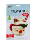 Needle Creations Crochet Kit Holiday Santa Mug Christmas Decor 5x5x5 NEW! - £10.42 GBP