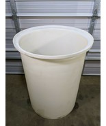 Open Top Flat Bottom Cylindrical Tank Plastic PE Drum / Approximately 13... - $225.00