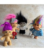 Lot 4 Vintage Troll Dolls Get well Soon, Prisoner, Vampire, - $68.58 CAD
