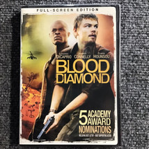 Blood Diamond (DVD, 2007, Full Frame) Leonardo Dicaprio Full Screen Rated R￼ - £3.94 GBP