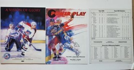 1993-94 Team USA Hockey Commemorative Yearbook + Program from Pre-Olympi... - £10.95 GBP