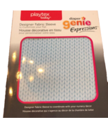 Playtex Baby Diaper Genie Expressions Designer Fabric Sleeve Blue Knit-B... - £10.59 GBP