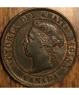 1893 CANADA LARGE CENT COIN PENNY - Fantastic example! - £32.40 GBP