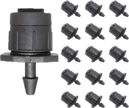 Juzizj 100 Pack Adjustable Irrigation Drippers 1/4 Inch Emitter Dripper,... - £27.24 GBP