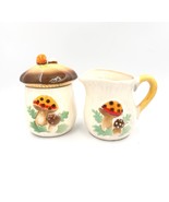 Merry Mushroom Creamer And Sugar Set Sears &amp; Roebuck Vintage 1970&#39;s MCM ... - $853.28 MXN