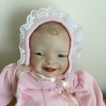 Rare Vintage 12&quot; Yolanda Bello Ashton Drake Rock A Bye Baby Porcelain Baby Doll - £26.12 GBP