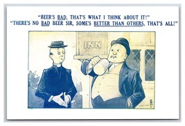 Bamforth Comic There&#39;s No Bad Beers Just Some are Better UNP DB Postcard S2 - £4.87 GBP