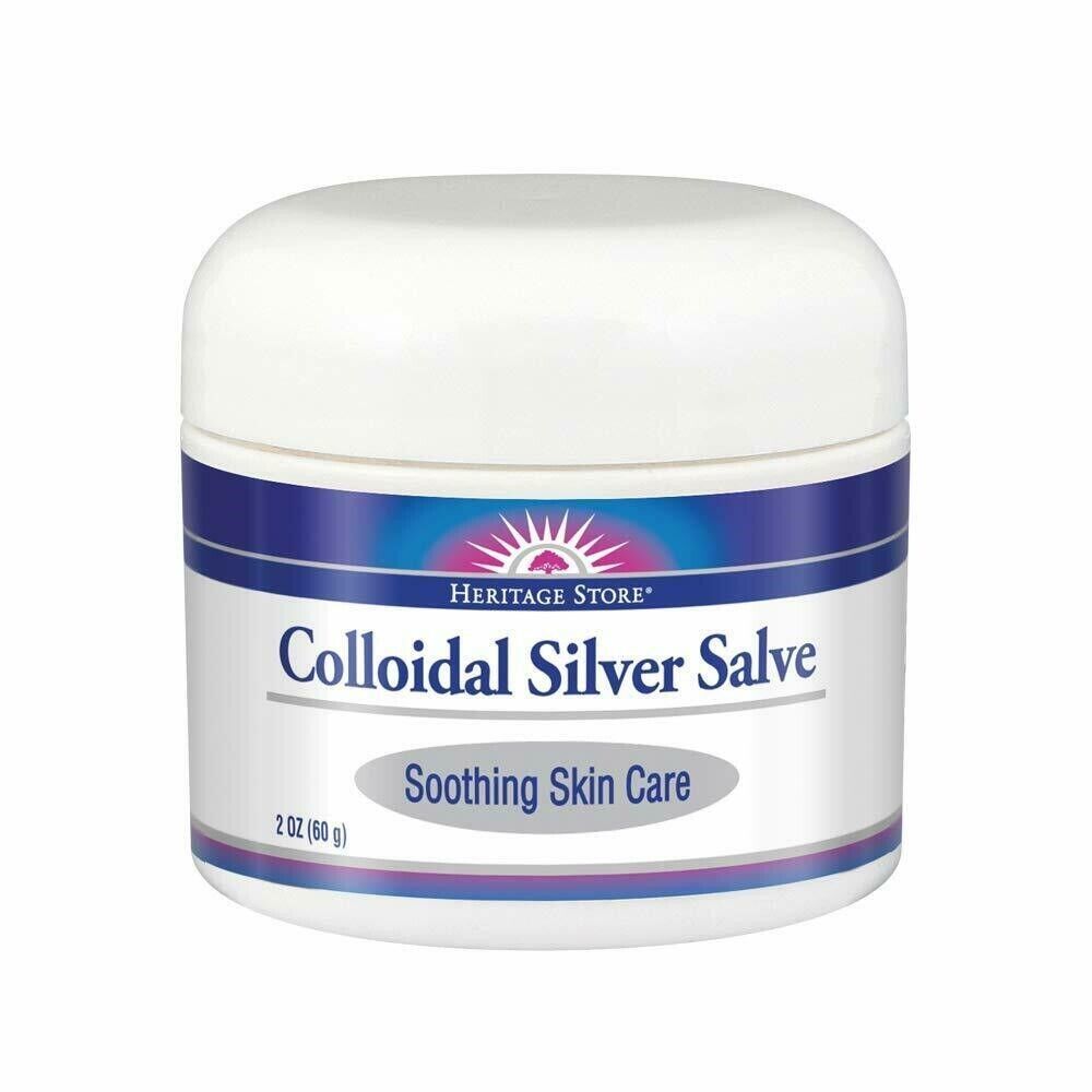 Heritage Store Colloidal Silver Salve, 2 oz - $28.02