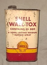 Shell Oil Company Wall Tox Insect Spray Can w/Cap  - £44.00 GBP