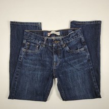 Boys Levi&#39;s 505 Straight Leg Denim Medium Blue Jeans - Size 10 Reg - £11.15 GBP